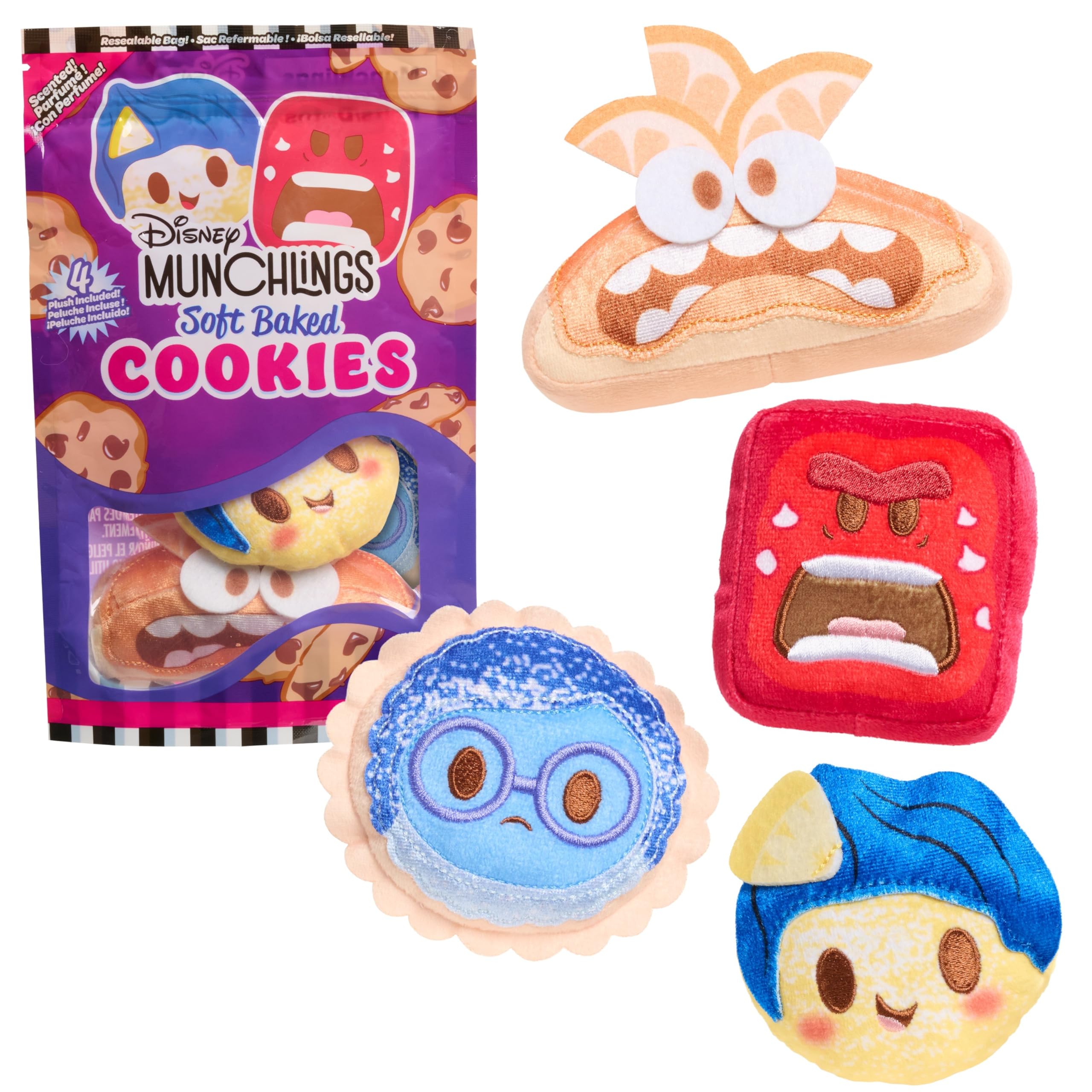 Disney - クッキー様 Amazon.com: Disney Munchlings Snack Pack Plush Gourmet Cookies